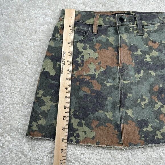 Hudson Viper Mini Camo Denim Skirt - Picture 13 of 14
